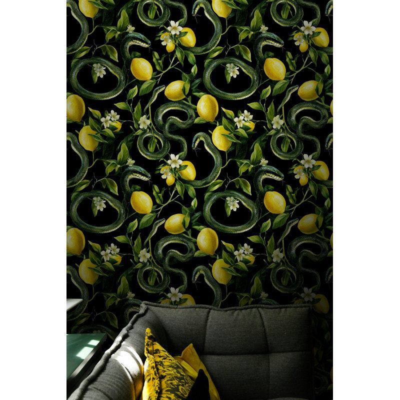 Rouleau de papier peint Exotic Snake Botanical Jungle