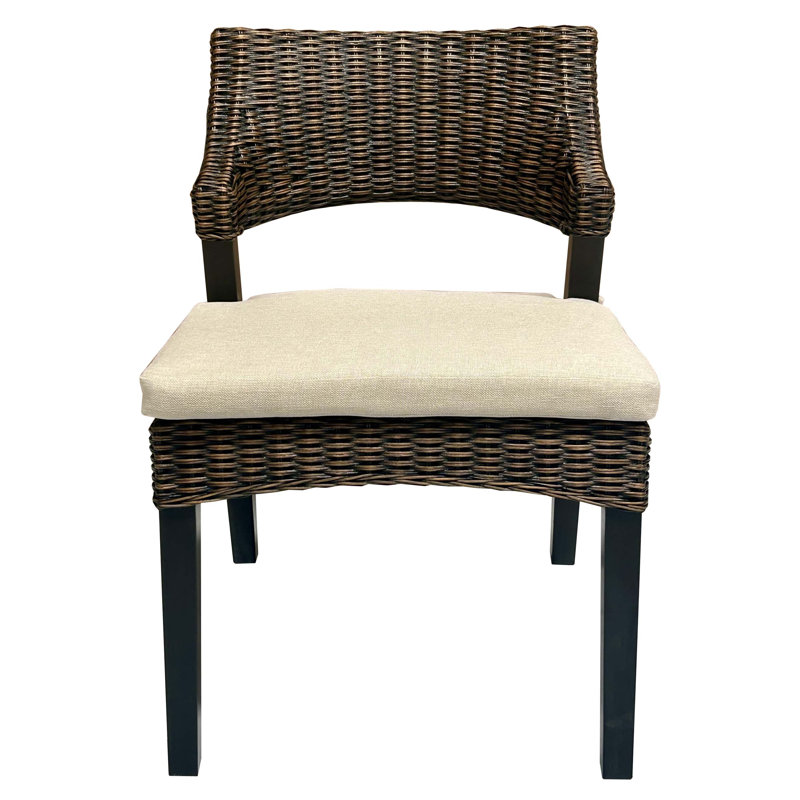 Chaise Morotai brun antique