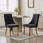 Ensemble de 2 chaises de salle à manger, chaise d'appoint de cuisine Channel