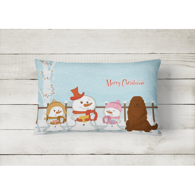 Coussin lombaire intérieur / extérieur Merry Christmas
