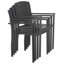 Chaise de patio empilable Cargile