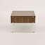 Jescie 63.4cm W Glass Bedside Table