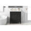 Meuble-lavabo avec lavabo supérieur / armoire de rangement moderne avec 2 tiroirs et meuble-lavabo à tiroir-113435576