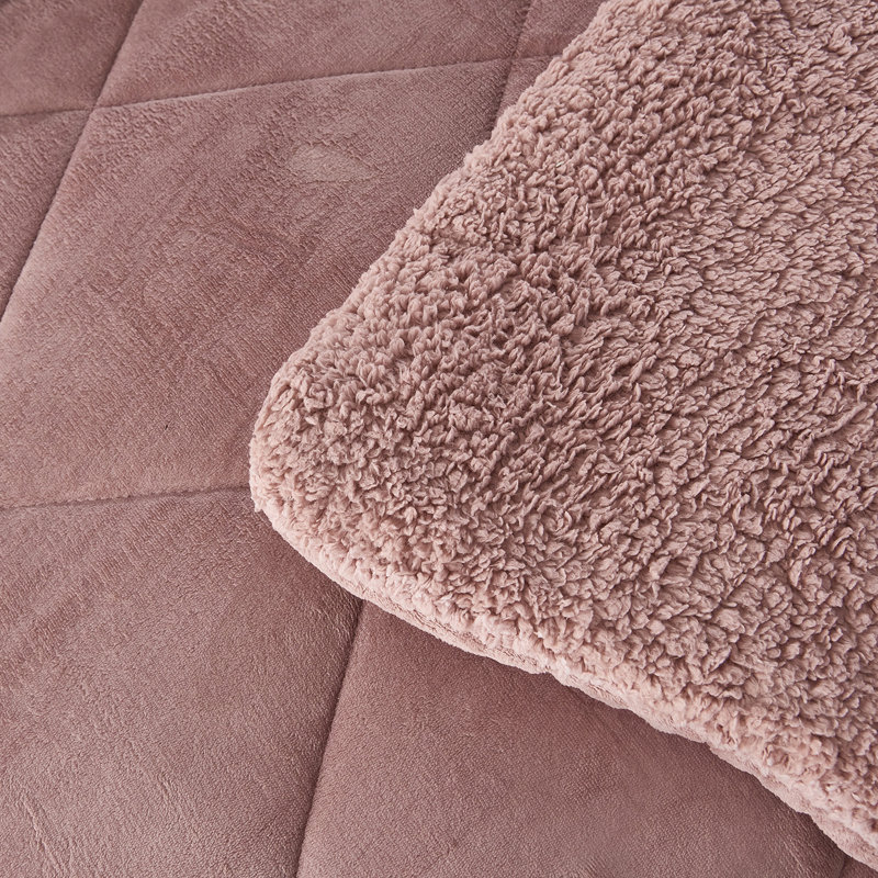 Couverture douce en molleton Sherpa Classic, Très grand californien, Rose