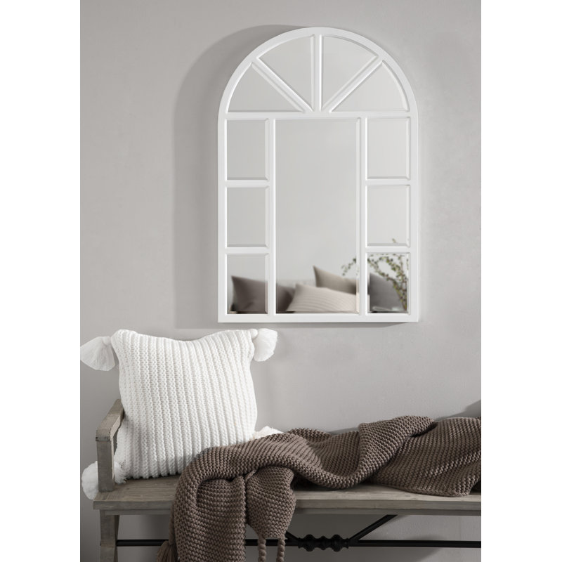 Redwood Wall Mirror, White