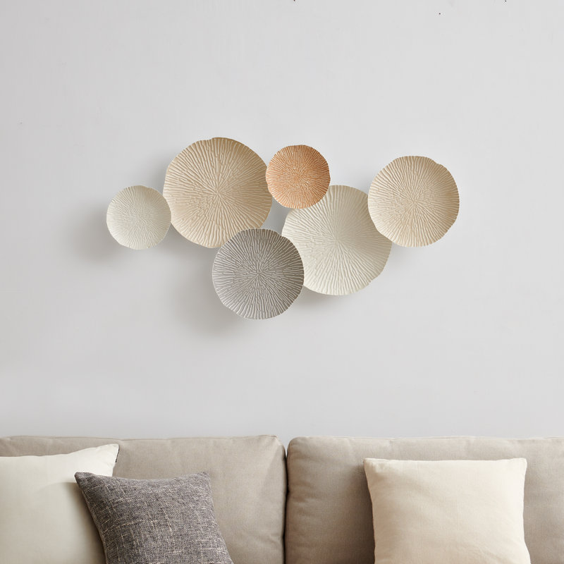 Art mural abstrait en métal Savanna