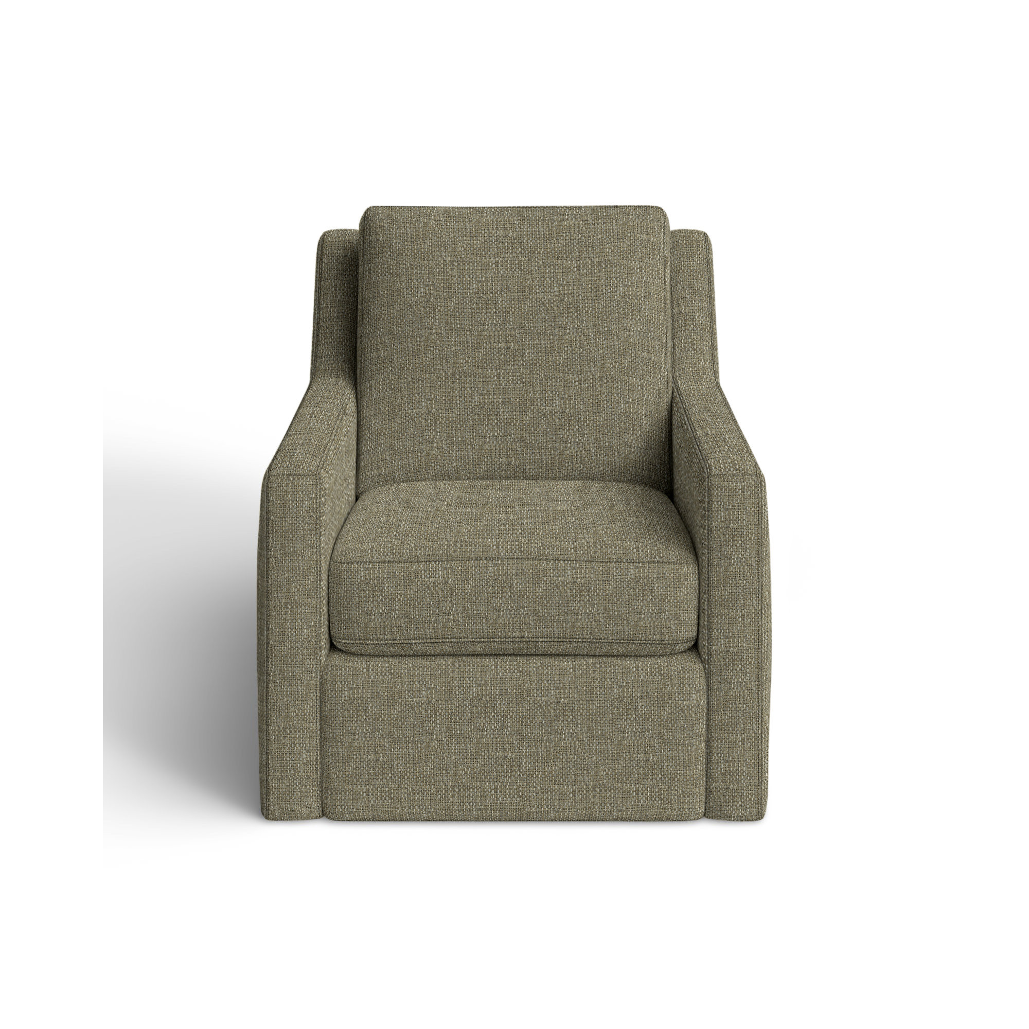 Milunka Upholstered Armchair, Drusky Sand Performance
