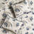 Twin/Twin Xl Quilt - Blue Microfiber And Coral Motifs Reversible Bedding With-120944818