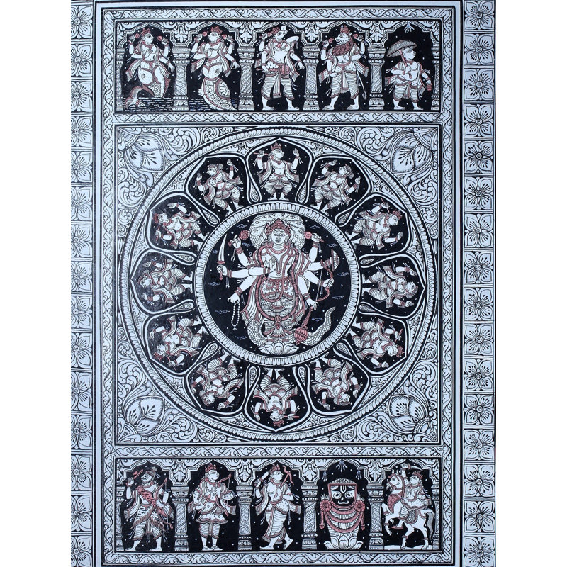 Mahavishnu et ses dix incarnations (Dashavatara)