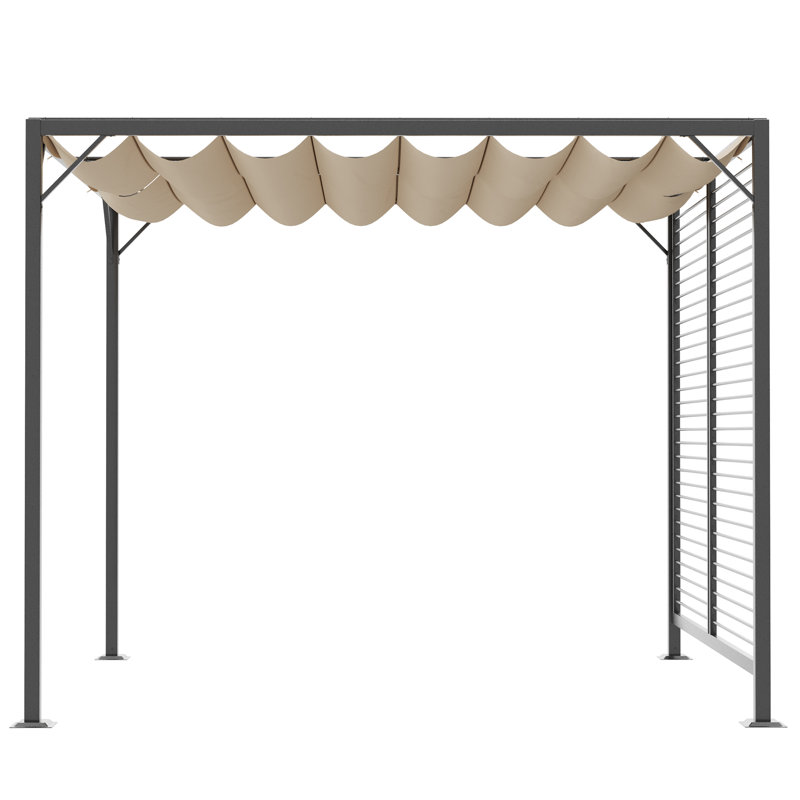 Milanna 3 x 3m Metal BBQ Gazebo