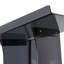 Chaire transparente robuste avec plateforme de lecture, lutrin en acrylique antidérapant pour l'école et les événements