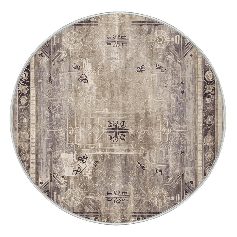 Elysian Charm Rug, Round 6'