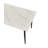 Dining Table Table 55" Rectangular White Kitchen Table With Porcelain Table Top And Metal Legs (Only Tables, No Chairs)