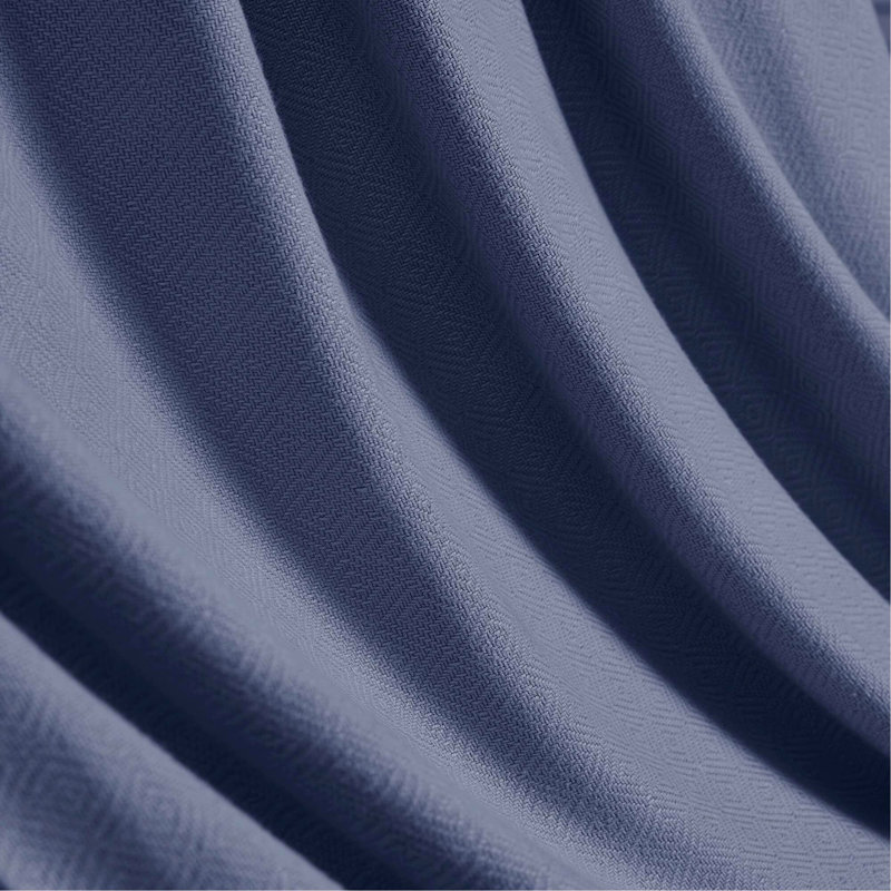 Couverture en rayonne 1 pièce, Couvre-lit double, Navy