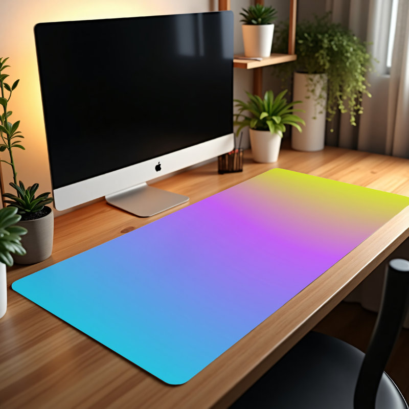 Polyester Desk Pad, 14.4x12.1