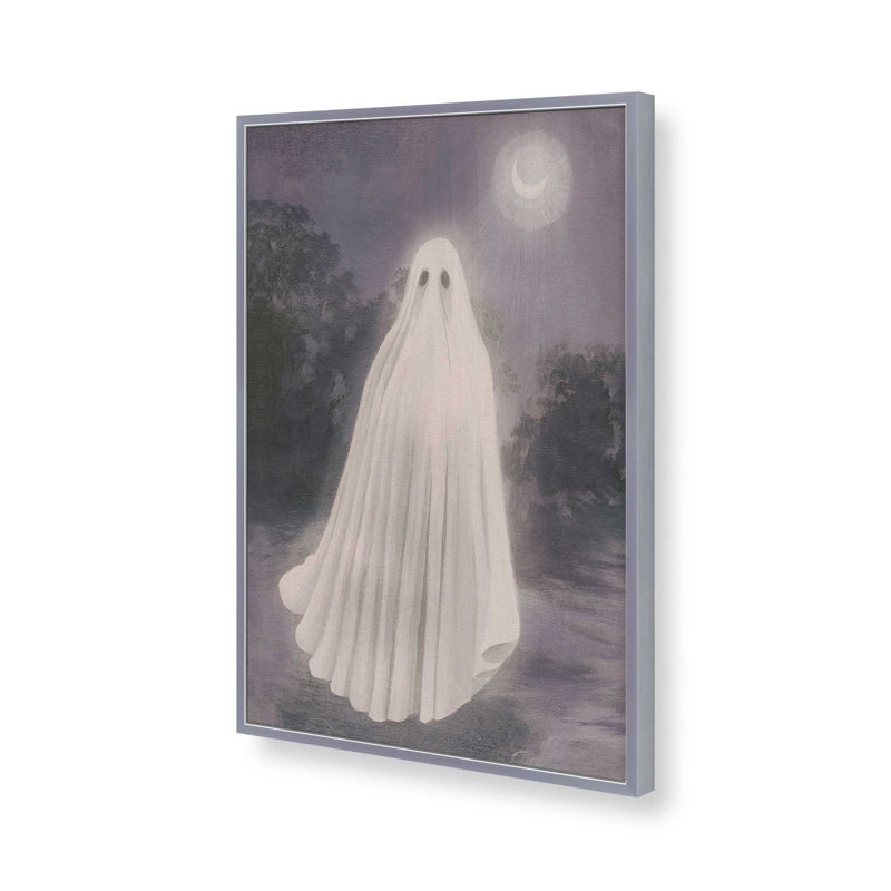 «Floating in the Forest II» par Grace Popp, reproduction d'art, H 12 po x l 18 po, Argent argent