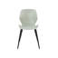 Pair of Aspen Carnaby Kitchen Chairs, Plastic Seat With Black Legs-563232348