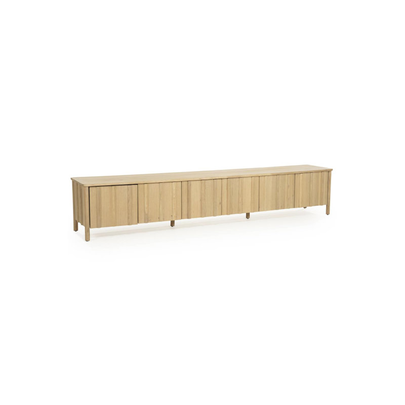 Jake 6-Door Media Unit, Oak Wood