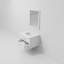 Meuble-lavabo simple l 30 po x P 22 po et miroir 28 po Castor-104783383-112830909