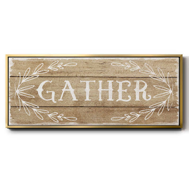 Gather - Toile encadrée