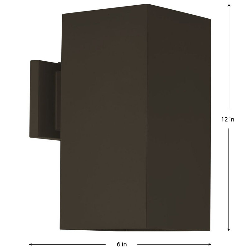 Applique murale d'extérieur Zoller H 12 po, Noir
