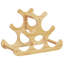 Ruggiero 6 Bottle Tabletop Wine Bottle Rack in