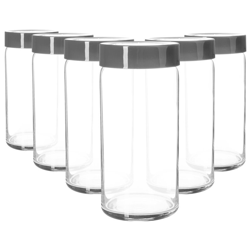 Novo Glass Jar - Set of 6
