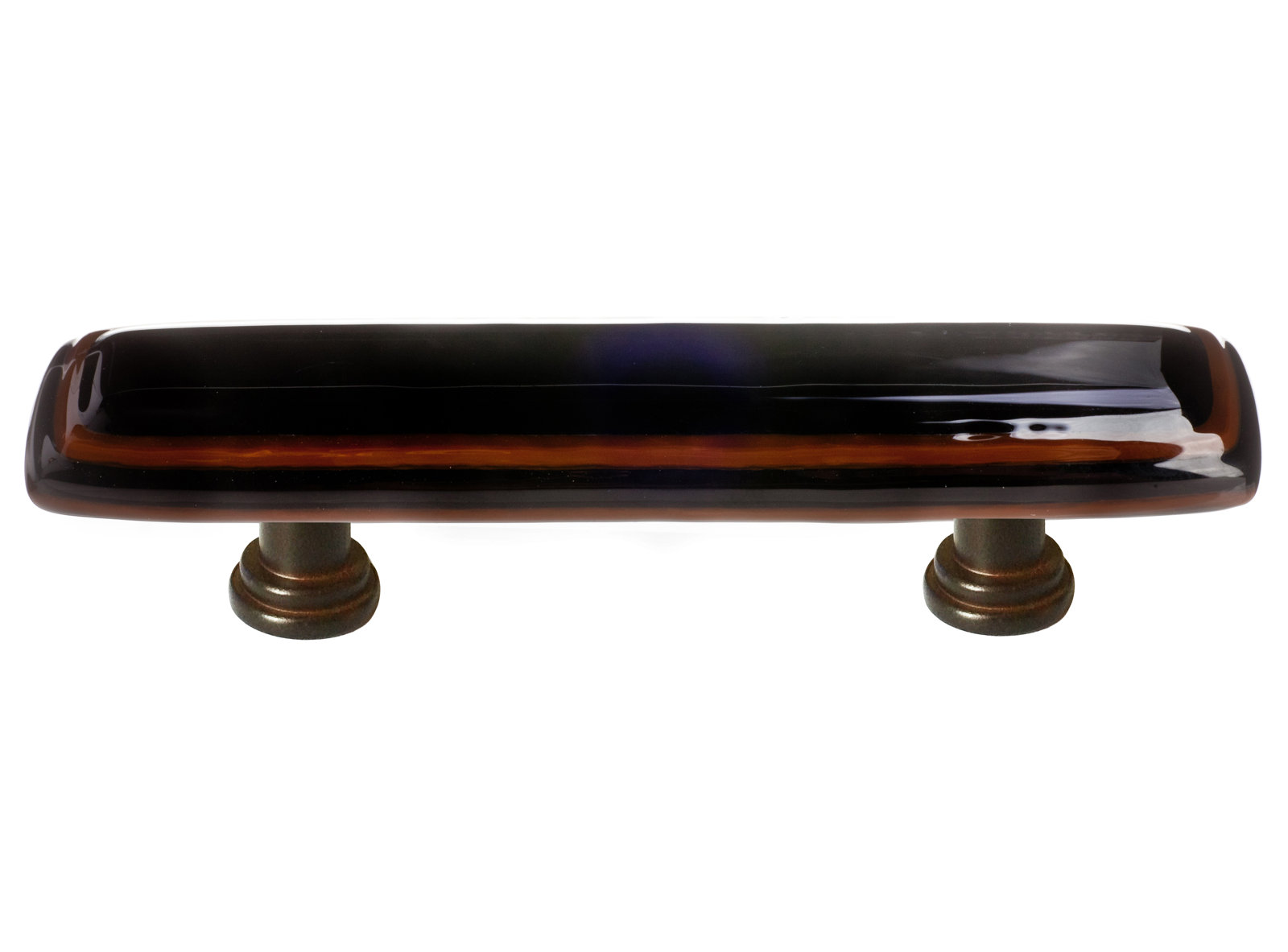Stratum Bar / Handle Pull Pull, Polished Chrome, Woodland/Black