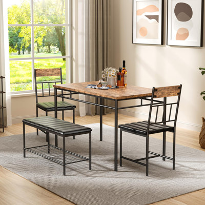 Ensemble de table de salle à manger moderne 4 pièces