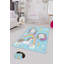 Tapis tissé élégant 5,9 x 9,2 pi, 100% polyester, antibactérien, antidérapant | Impression numérique 3D, lavable à la machine (30-40 ° C) | Parfait pour les salons, les chambres à coucher et les endroits très passants, durable et facile d'entretien-1274199734