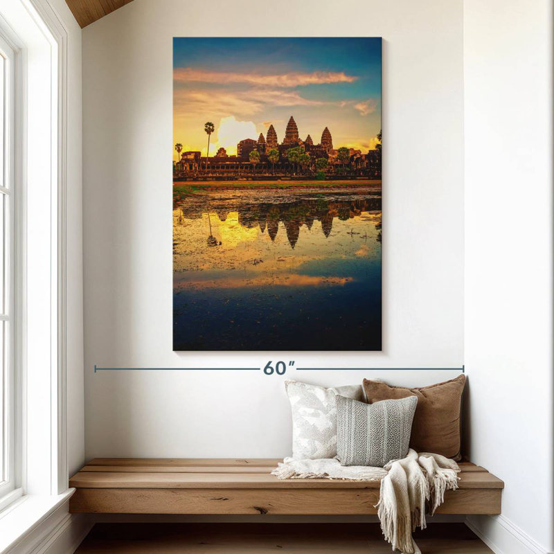 Adella Angkor Wat, 51" H x 34" W