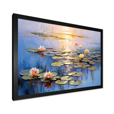 «Monets Water Lily Pond Reflections 4 - Lake», art mural