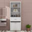 Armoire avec panier à linge inclinable-113930453