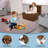 Portable Folding Floor Sofa Bed Chair, 3-In-1 Convertible Floor Futon Mattress-635936062