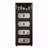 5-Tier Folding Plastic Storage Cabinet with Wheels & Magnetic Doors-1084293749