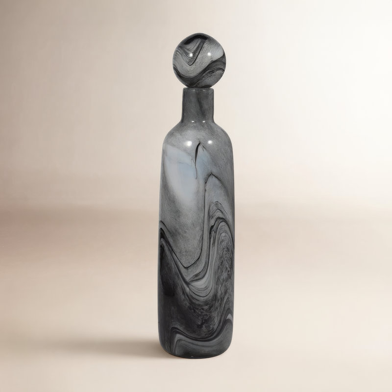 Bouteille en verre Katrina, H 22 po x l 5 po x P 5 po