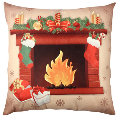 Premium Washable Cushion, 17.0 x 17.0 Inches, 50% Cotton / 50% Polyester, Silicone Filling, Concealed Zip | Soft, Comfortable & Ironable | Perfect for Home Decor, Living Room & Bedroom Accents