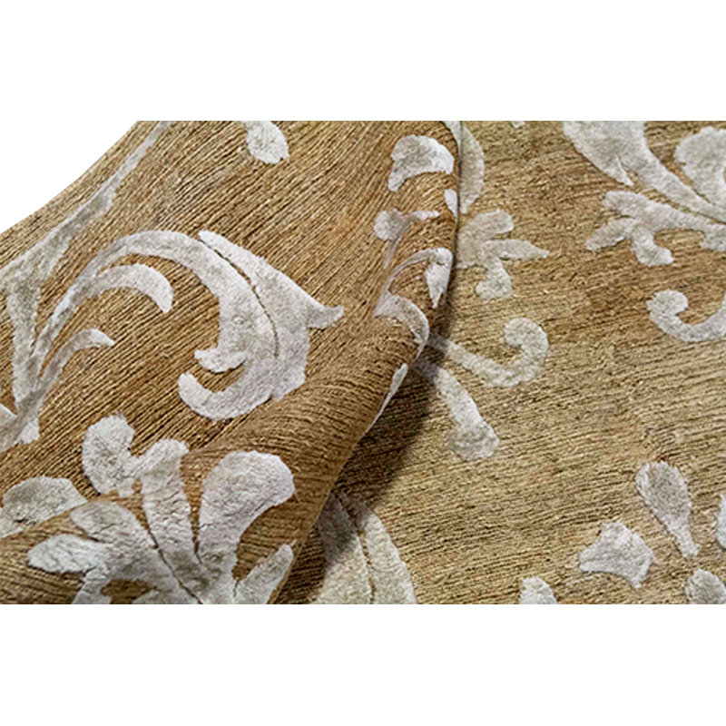 Himalayan Damask Area Rug in Brown