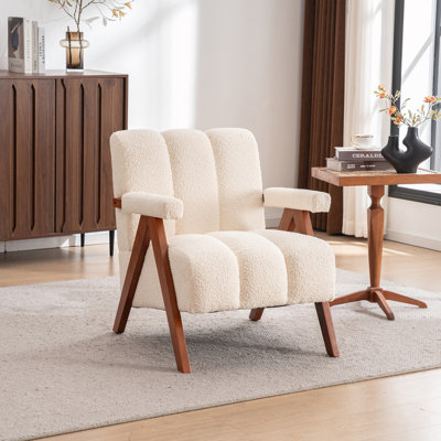 Chaise d'appoint rembourrée en forme de nuage