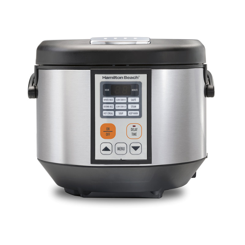 Hamilton Beach® Digital MultiCooker Nonstick Pot Stainless Steel