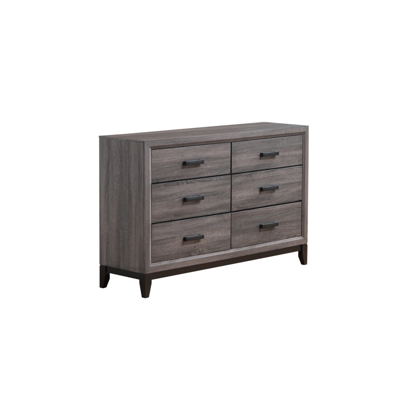 MIRAGE 5PC BEDROOM SET, Grey, Queen