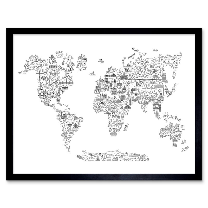 Single Picture Frame Print, Black & White