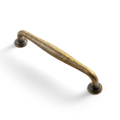 Ergonomic Heavy-Duty Zinc Alloy Transitional Bar Pull-Antique Brass