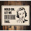 Plaque en aluminium Overthinker-58277661