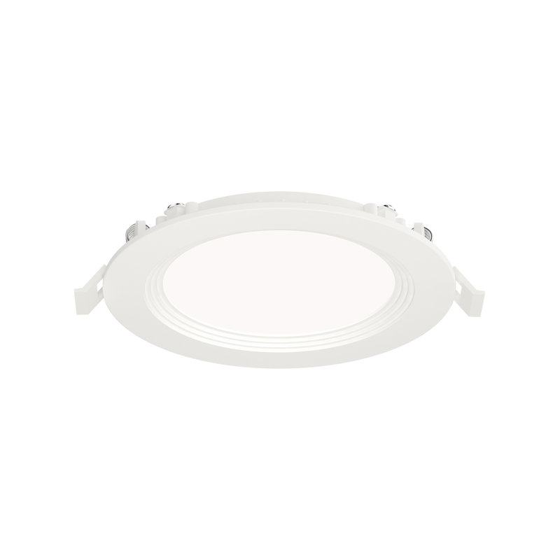 Slim Baffle-Flush Mount, 10 W, 1" H x 4.75" W x 4.75" D