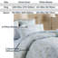 Ensemble de housse de couette 3 pièces 800 TC (sans noyau), ensemble de literie bleu aquarelle, doux et respirant, comprenant 1 housse de couette et 2 taies d'oreiller, convient à la maison, toutes saisons-129787741-135435021