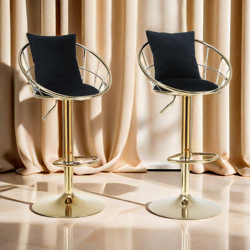Tabouret Westvale, Noir