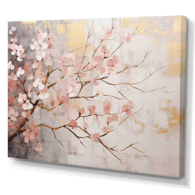Cherry Blossom Tree Whispers Of Pink - Floral Canvas Prints125, H 30 po x l 40 po x P 1,5 po