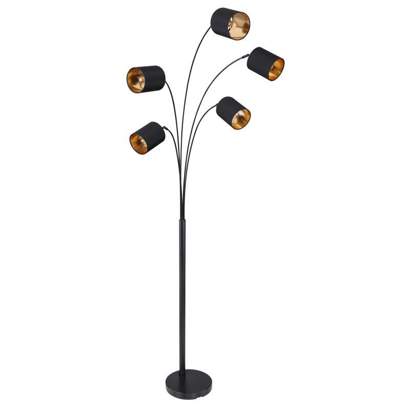 Gentle 204cm Black Tree Floor Lamp
