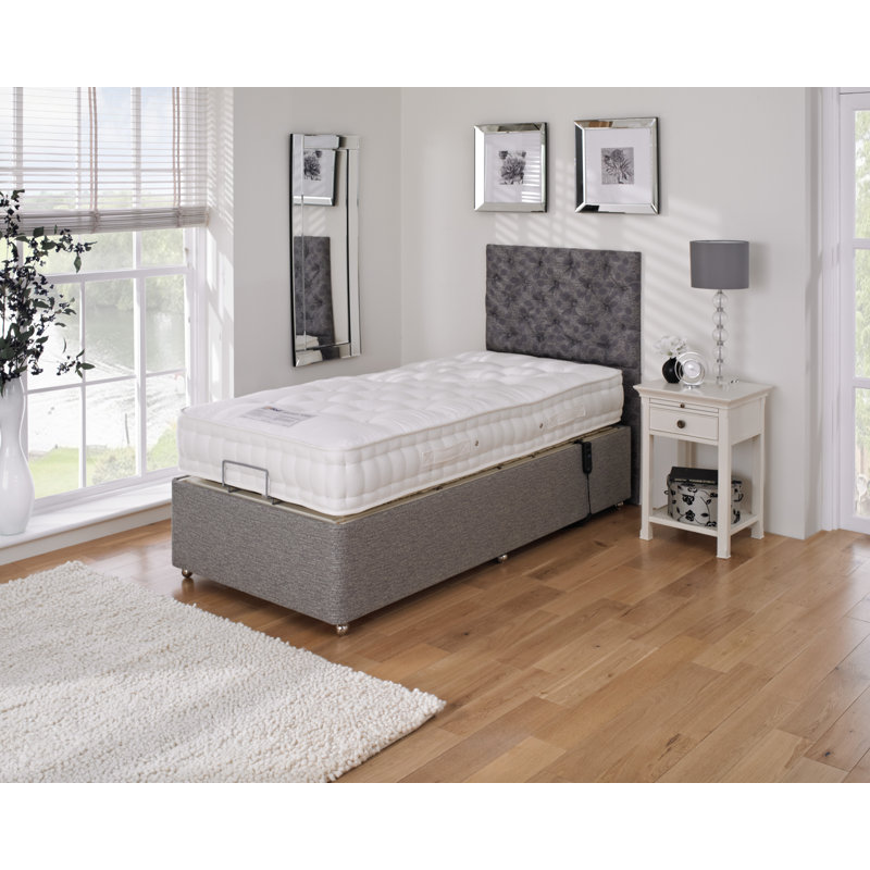 Winget Adjustable Bed with Mattresses, Single (3')